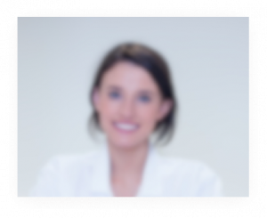 Blurred woman's face