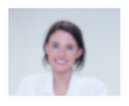 Blurred woman's face
